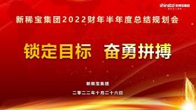 攻堅三季度，沖刺下半年——新稀寶集團(tuán)半年度工作推進(jìn)會順利召開!
